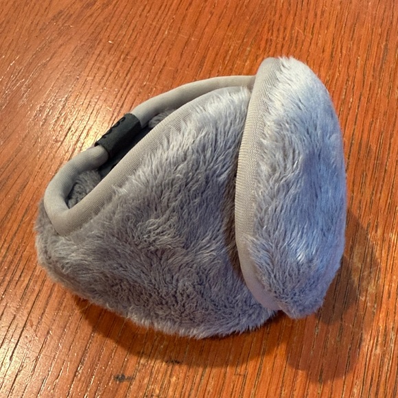 EUC Gray Furry Earmuffs for Adult or Kids - Picture 5 of 5